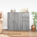 skænk 91x29,5x75 cm konstrueret træ grå sonoma-eg
