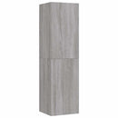 væghængt tv-skab 30,5x30x110 cm grå sonoma-eg