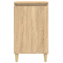 sengeborde 2 stk. 40x35x70 cm konstrueret træ sonoma-eg