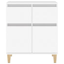 skænk 60x35x70 cm konstrueret træ hvid