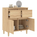 skænk 60x35x70 cm konstrueret træ sonoma-eg