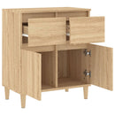 skænk 60x35x70 cm konstrueret træ sonoma-eg