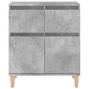 skænk 60x35x70 cm konstrueret træ betongrå