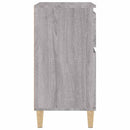 skænk 60x35x70 cm konstrueret træ grå sonoma-eg