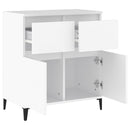 skænk 60x35x70 cm konstrueret træ hvid