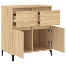 skænk 60x35x70 cm konstrueret træ sonoma-eg