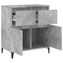 skænk 60x35x70 cm konstrueret træ betongrå