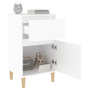 sengeborde 2 stk. 40x35x70 cm hvid