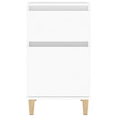 sengeborde 2 stk. 40x35x70 cm hvid