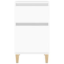 sengeborde 2 stk. 40x35x70 cm hvid