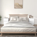sengeborde 2 stk. 40x35x70 cm hvid