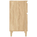sengeborde 2 stk. 40x35x70 cm sonoma-eg