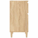 sengeborde 2 stk. 40x35x70 cm sonoma-eg