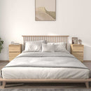 sengeborde 2 stk. 40x35x70 cm sonoma-eg