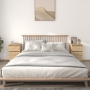 sengeborde 2 stk. 40x35x70 cm sonoma-eg