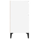 sengebord 40x35x70 cm hvid