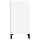 sengebord 40x35x70 cm hvid