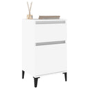 sengeborde 2 stk. 40x35x70 cm hvid