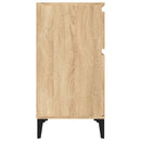 sengeborde 2 stk. 40x35x70 cm sonoma-eg