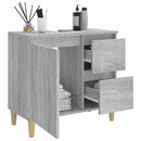 badeværelsesskab 65x33x60 cm konstrueret træ grå sonoma-eg