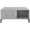 sofabord 80x80x36,5 cm konstrueret træ betongrå