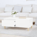 sofabord 90x50x36,5 cm konstrueret træ hvid