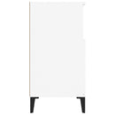 skænk 60x35x70 cm konstrueret træ hvid