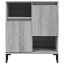 skænk 60x35x70 cm konstrueret træ grå sonoma-eg