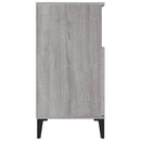 skænk 60x35x70 cm konstrueret træ grå sonoma-eg