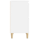 skænk 60x35x70 cm konstrueret træ hvid