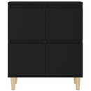 skænk 60x35x70 cm konstrueret træ sort