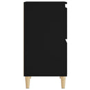 skænk 60x35x70 cm konstrueret træ sort