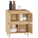 skænk 60x35x70 cm konstrueret træ sonoma-eg