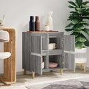 skænk 60x35x70 cm konstrueret træ grå sonoma-eg