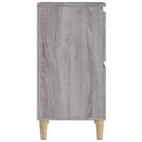 skænk 60x35x70 cm konstrueret træ grå sonoma-eg