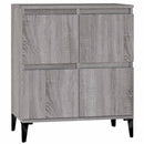 skænk 60x35x70 cm konstrueret træ grå sonoma-eg