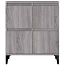 skænk 60x35x70 cm konstrueret træ grå sonoma-eg