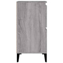 skænk 60x35x70 cm konstrueret træ grå sonoma-eg