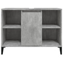 underskab til håndvask 80x33x60 cm konstrueret træ betongrå