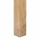 konsolbord 110x30x75 cm massivt mangotræ afbleget