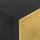 tv-bord 110x30x45 cm massivt mangotræ