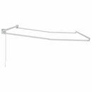 Udtrækkelig markisedel Hvid 350 x 250 cm Aluminium