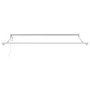 Udtrækkelig markisedel Hvid 350 x 250 cm Aluminium