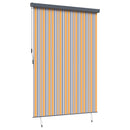 Rullegardin Gul og Blå 180 x 250 cm Stof og Aluminium