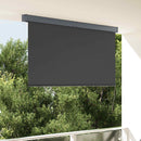 Rullegardin Antracit 180 x 250 cm Stof og Aluminium