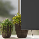 Rullegardin Antracit 180 x 250 cm Stof og Aluminium
