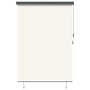 Rullegardin Cremefarvet 180 x 250 cm Stof og Aluminium
