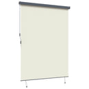 Rullegardin Cremefarvet 220 x 250 cm Stof og Aluminium