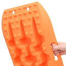 frikørselsplader 2 stk. 106x30,5x7 cm nylon orange