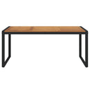 havebord med U-formede ben 180x90x75 cm massivt akacietræ